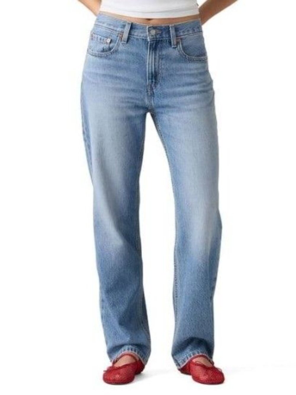 LEVI'S  Women's Medium Wash Low Pro Jeans   Blue   $75 retail   NWT